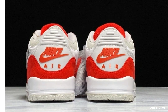 Rep EP UNIVERSITY CJ0939-100 WHITE TINKER RED AIR CJ0939-100 RETRO 3 JORDAN 0123